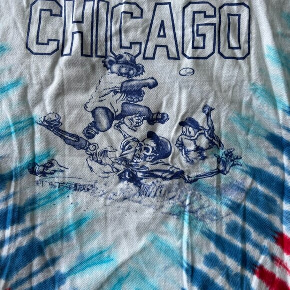 Chicago Cubs x Grateful Dead Tee Shirt - Picture 2 of 2